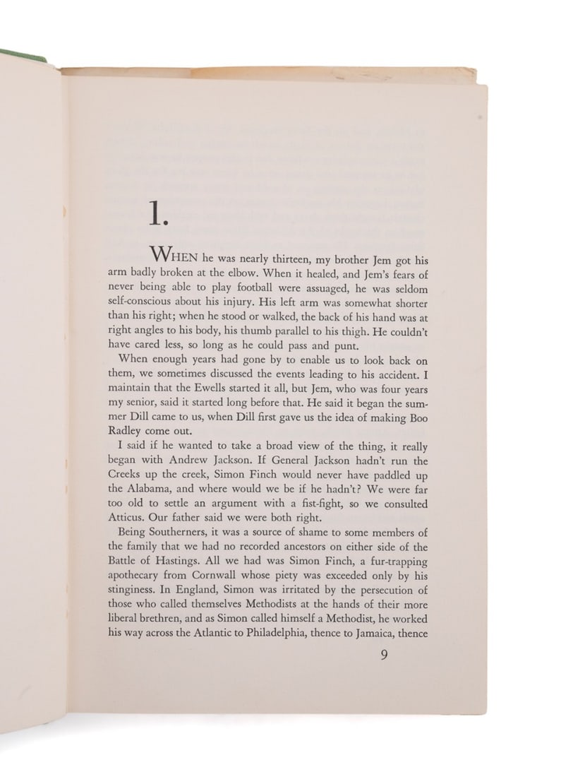 SIGNED 'TO KILL A MOCKINGBIRD', FIRST EDITION - 10