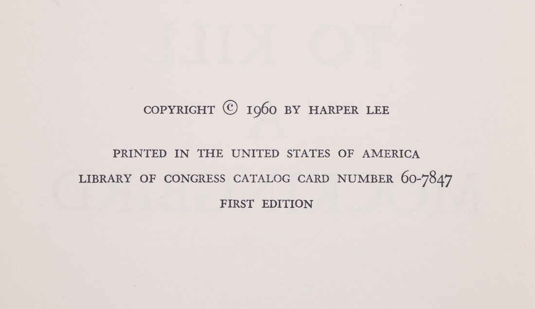 SIGNED 'TO KILL A MOCKINGBIRD', FIRST EDITION - 9