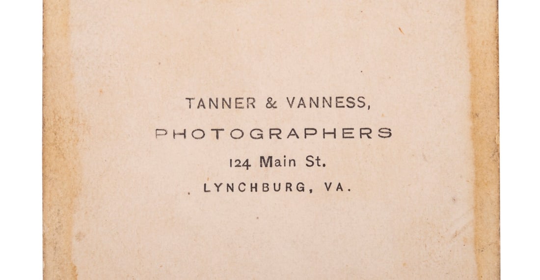 ROBERT E. LEE CARTE DE VISITE, SIGNED - 4