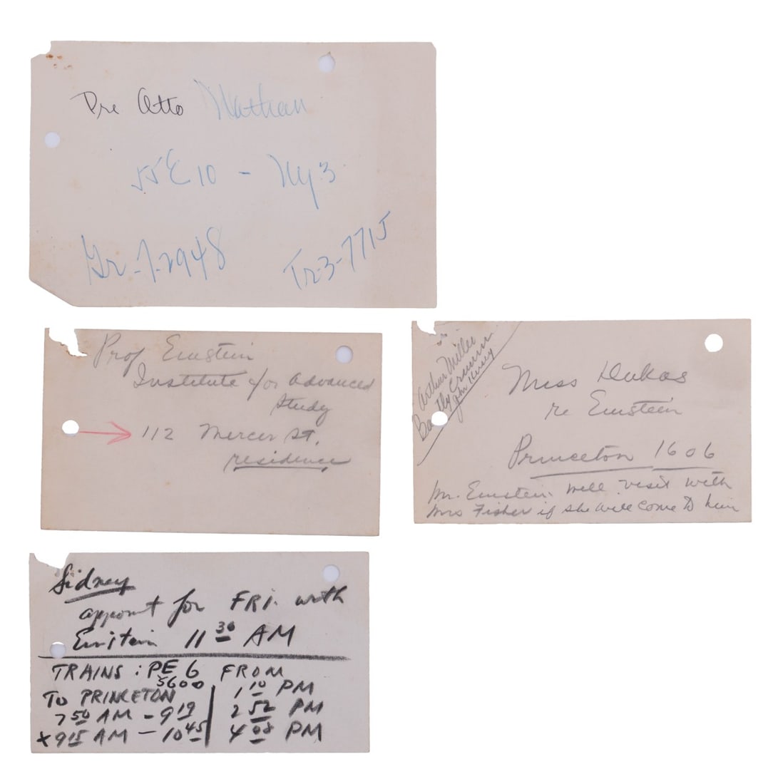 ALBERT EINSTEIN SIGNED STATEMENT DRAFT ON KOREA - 9