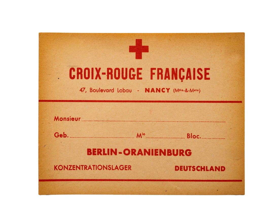 WWII EPHEMERA, RED CROSS CARD & GERMAN PROPAGANDA (1 of 7)
