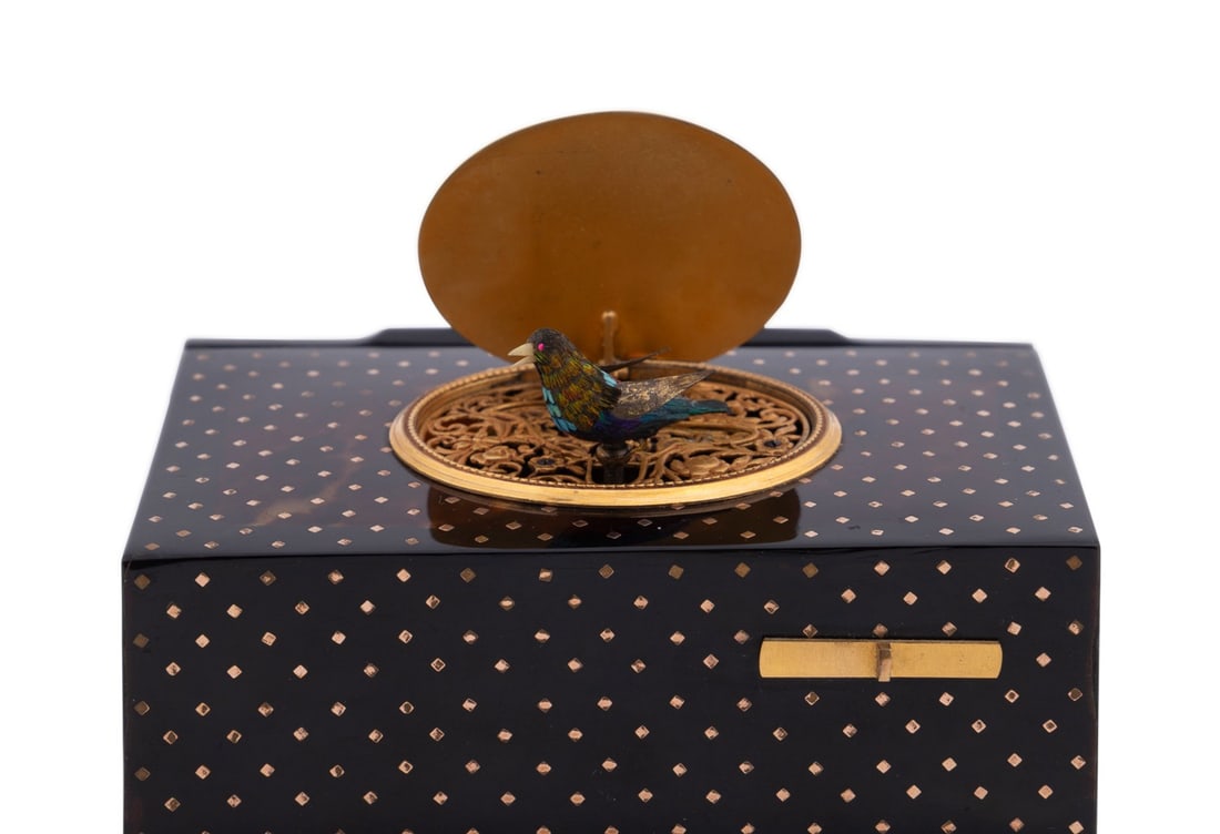 19TH C FRENCH BIRD AUTOMATON BOX, ATTR. TO BONTEMS (1 of 10)