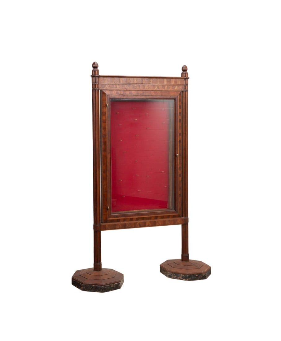 ART DECO STANDING MARQUETRY DIRECTORY BOARD (1 of 6)