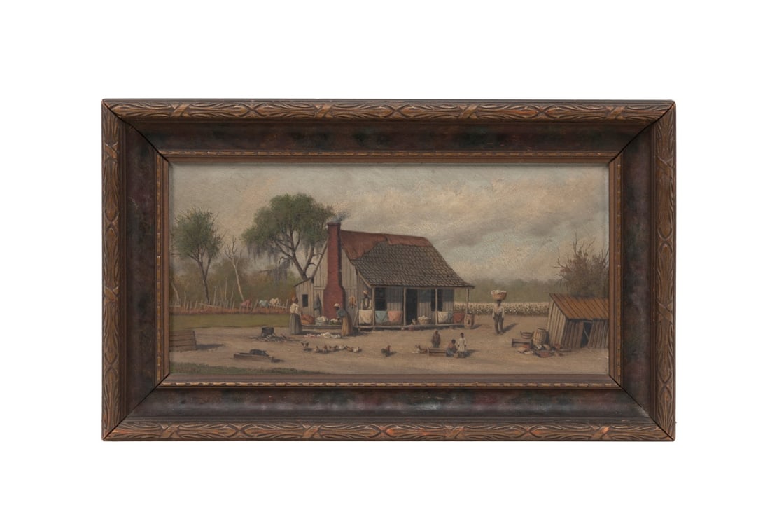 WILLIAM AIKEN WALKER, SHARECROPPER'S CABIN, O/P (1 of 8)