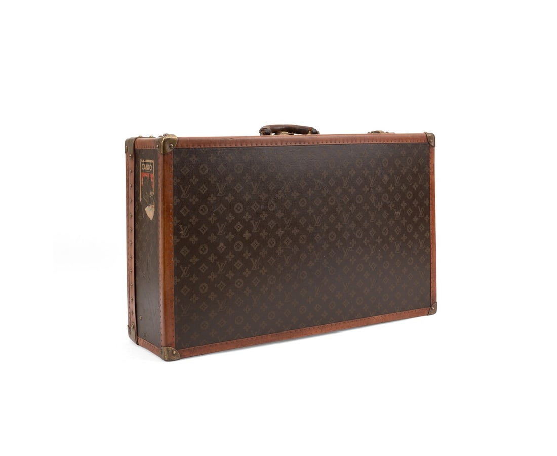 LOUIS VUITTON VINTAGE 'ALZER' HARD SIDED SUITCASE (1 of 12)