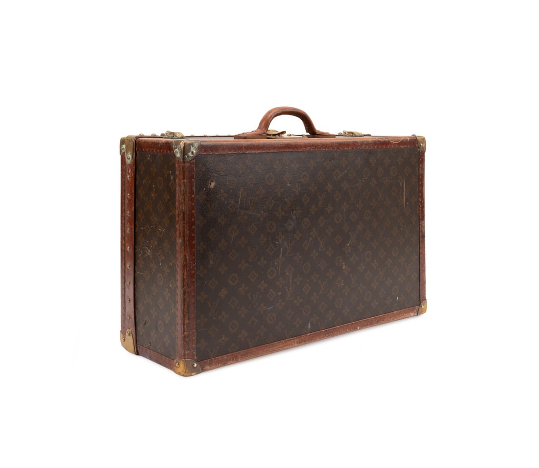 LOUIS VUITTON VINTAGE 'ALZER' 60 MONOGRAM SUITCASE (1 of 13)