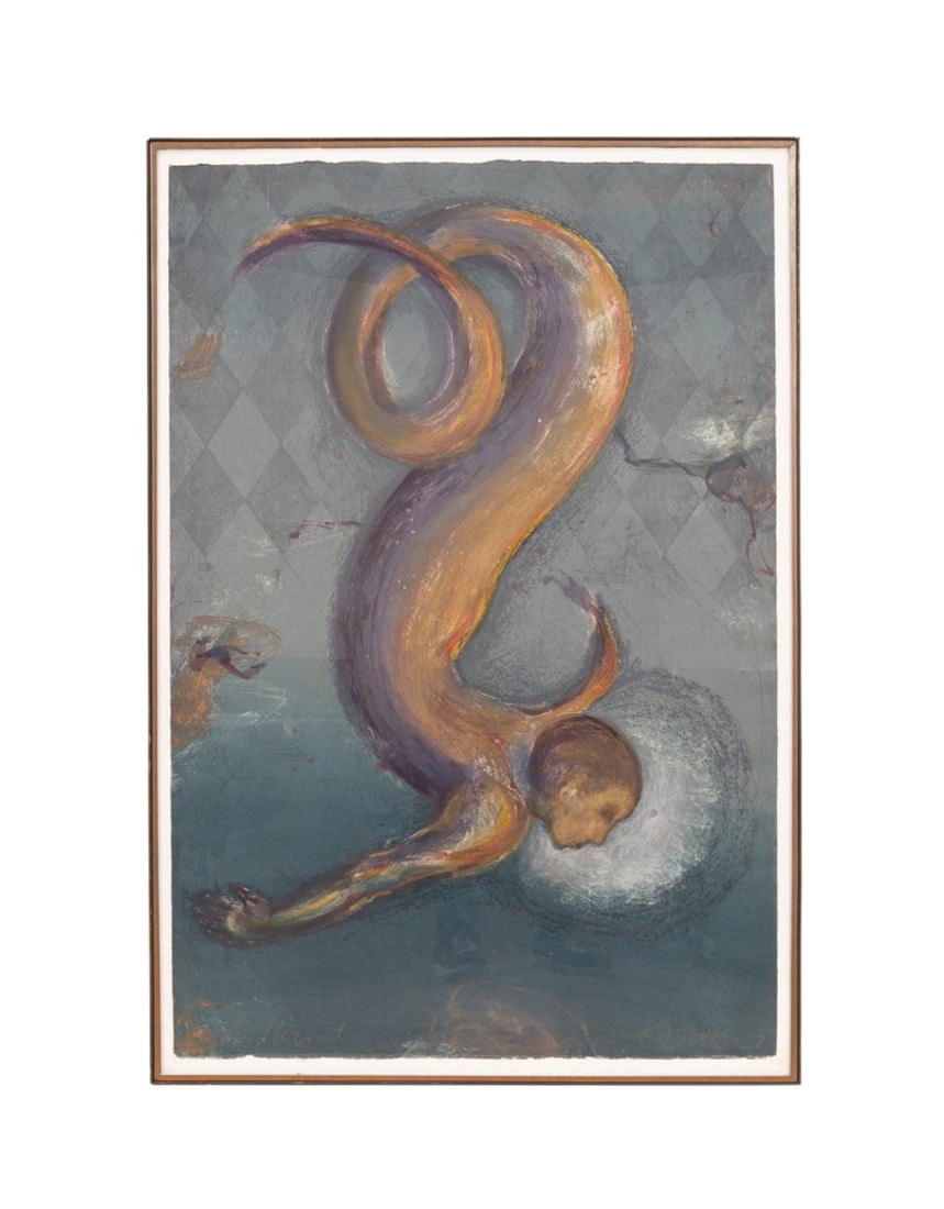KATHLEEN MORRIS, 'THE HERMIT', MONOTYPE (1 of 6)