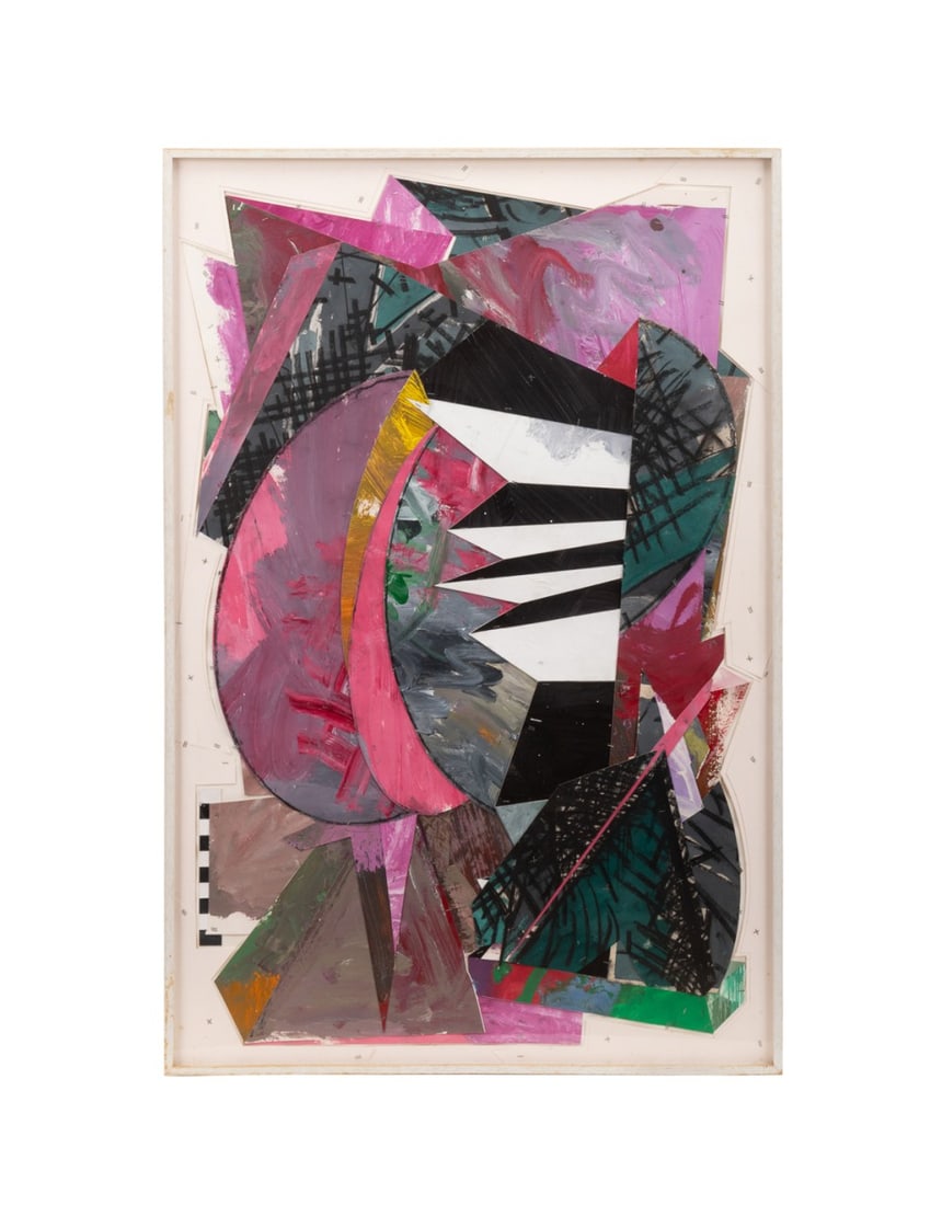 ROBERT REED, ABSTRACT COMPOSITION, 1988, M/M (1 of 6)