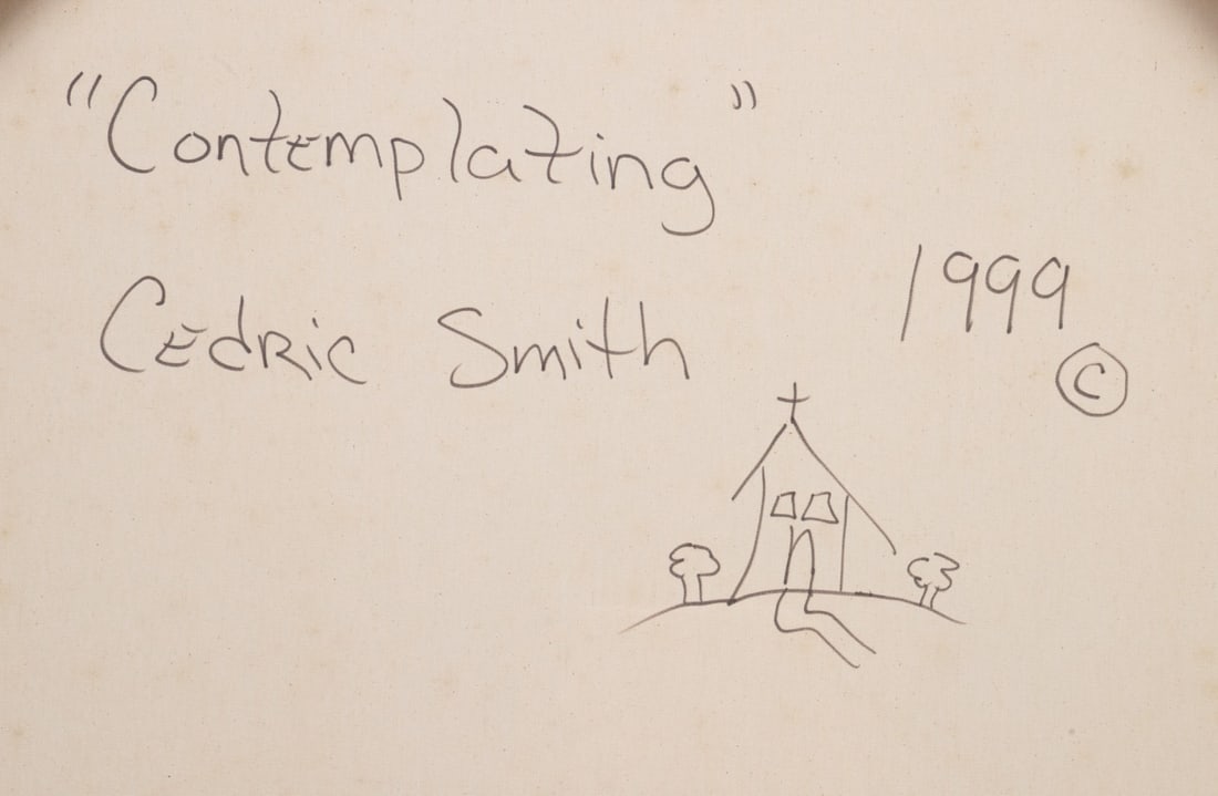 CEDRIC SMITH, 'CONTEMPLATING', 1999, O/C - 3