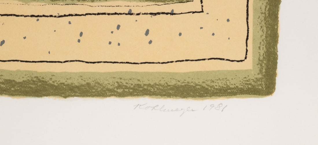 IDA KOHLMEYER, 'QUARTERED', 1981, SERIGRAPH - 4
