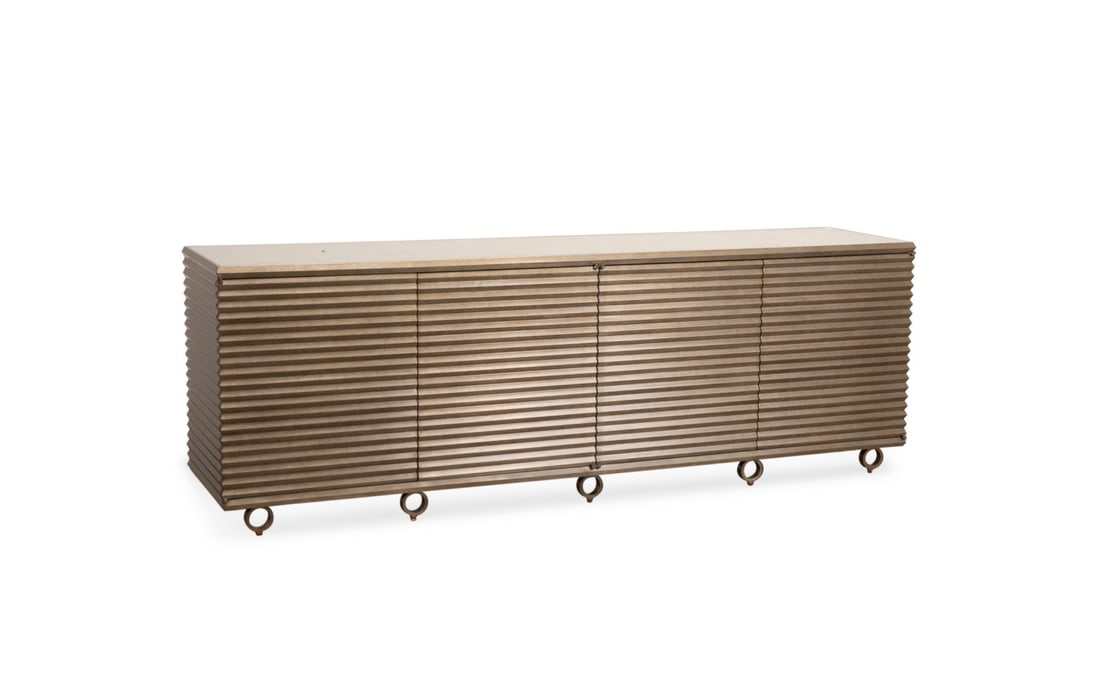 JULIAN CHICHESTER 'STORM' 4-DOOR CABINET CREDENZA (1 of 8)
