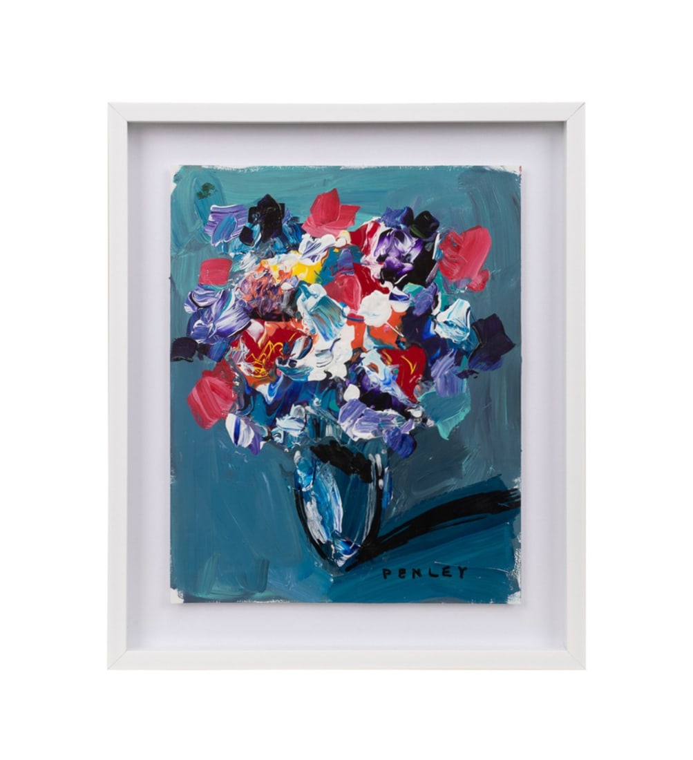 STEVE PENLEY, 'FLORAL - BLUE GREY', 2022, A/P (1 of 6)
