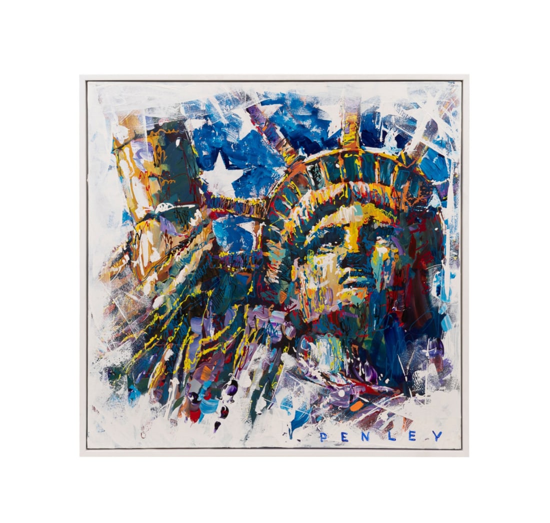 STEVE PENLEY, 'LIBERTY - BLUES 060222', 2022, A/C (1 of 9)