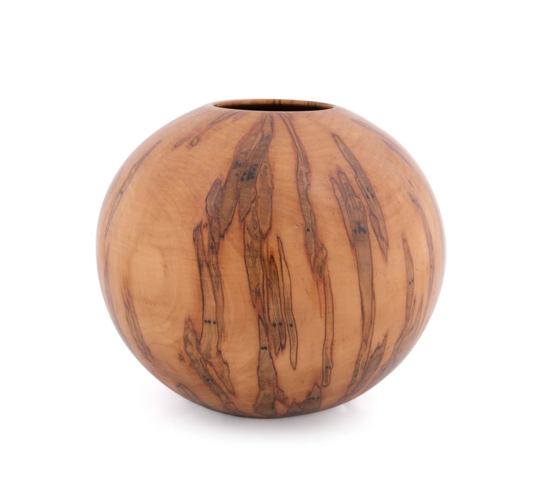 PHILIP MOULTHROP, RED LEOPARD MAPLE BOWL, #8940 (1 of 7)