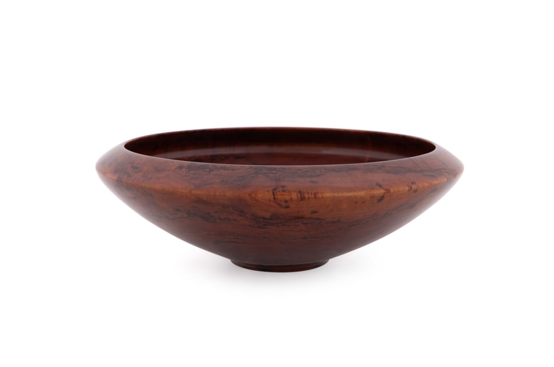 PHILIP MOULTHROP, TURNED WILD CHERRY BOWL (1 of 7)