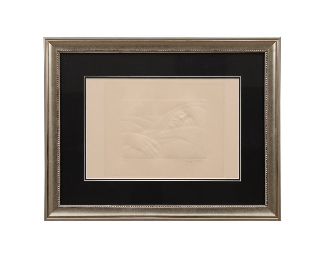 GEORGE TOOKER, 'SLEEP', EMBOSSED INTAGLIO, 1976 (1 of 6)