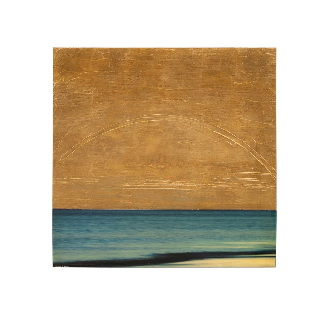 NATHAN BAILEY, UNTITLED ABSTRACT WITH GOLD LEAF (1 of 5)