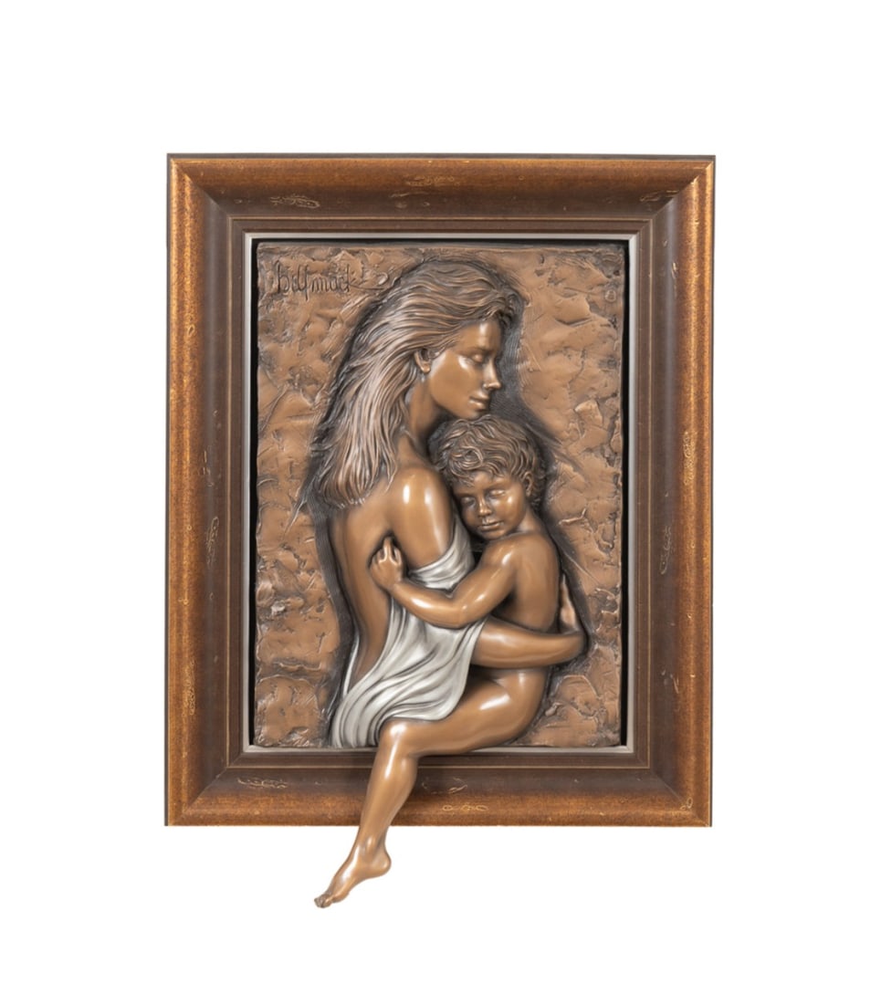 BILL MACK, 'CHERISH' RELIEF WALL SCULPTURE 65/145 (1 of 7)