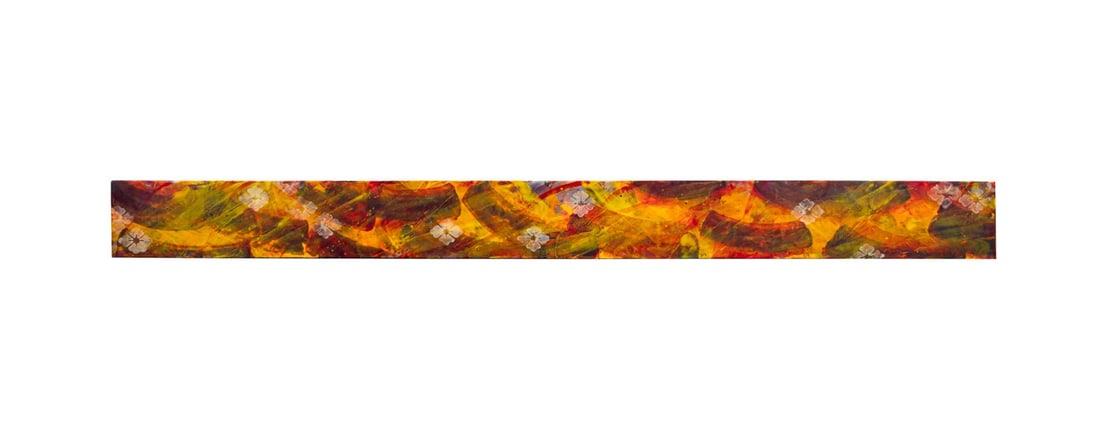 THOMAS SWANSTON, LONG ABSTRACT ENCAUSTIC ON WOOD (1 of 4)