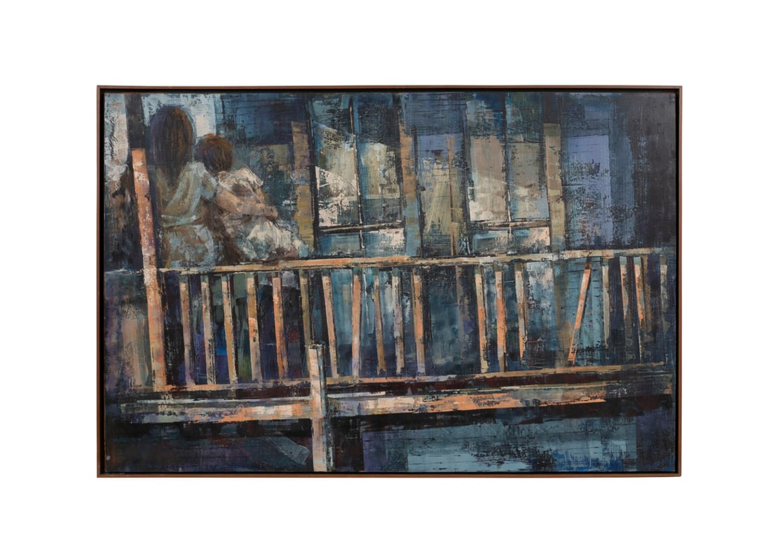 HALL GROAT SR, 'LATE HOMECOMING', 1966, ACRYLIC (1 of 6)