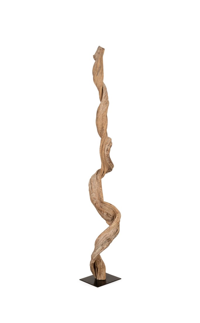 TALL MODERN LIANA VINE SCULPTURE ON STAND (1 of 5)