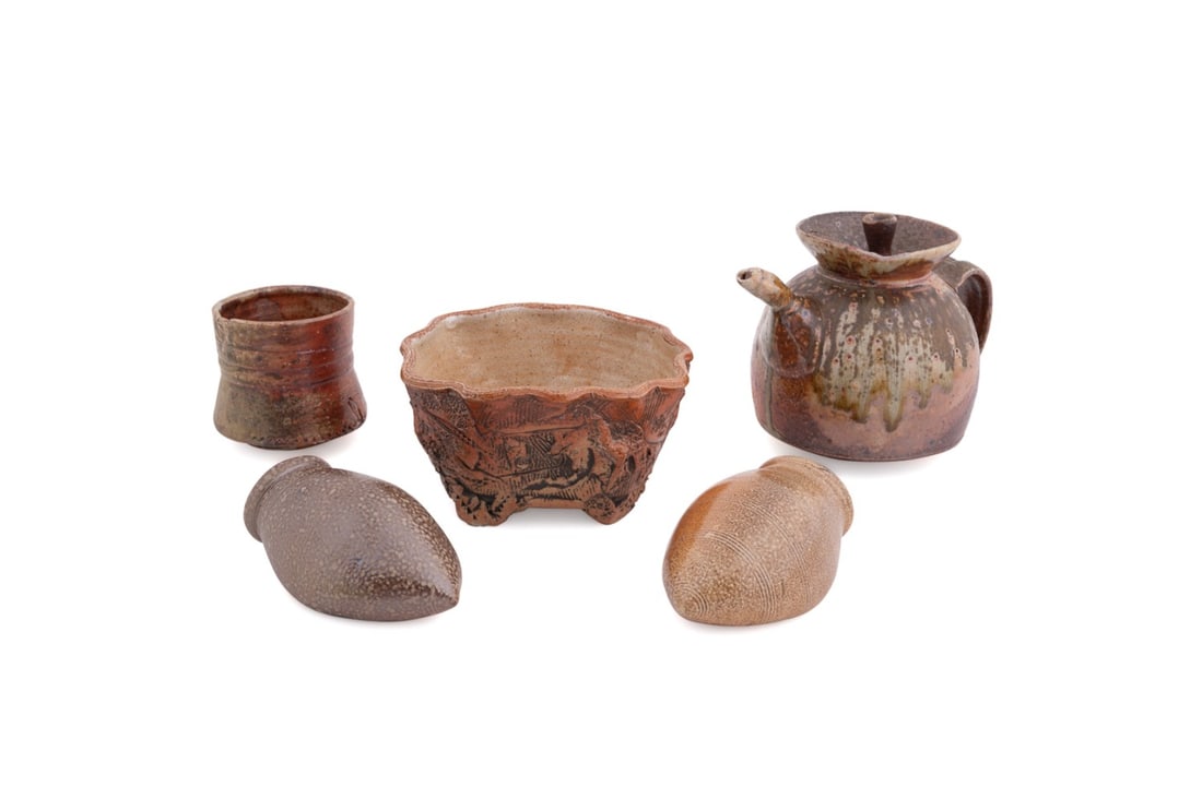 5PC COLLECTION OF AMERICAN STUDIO POTTERY VESSELS (1 of 13)