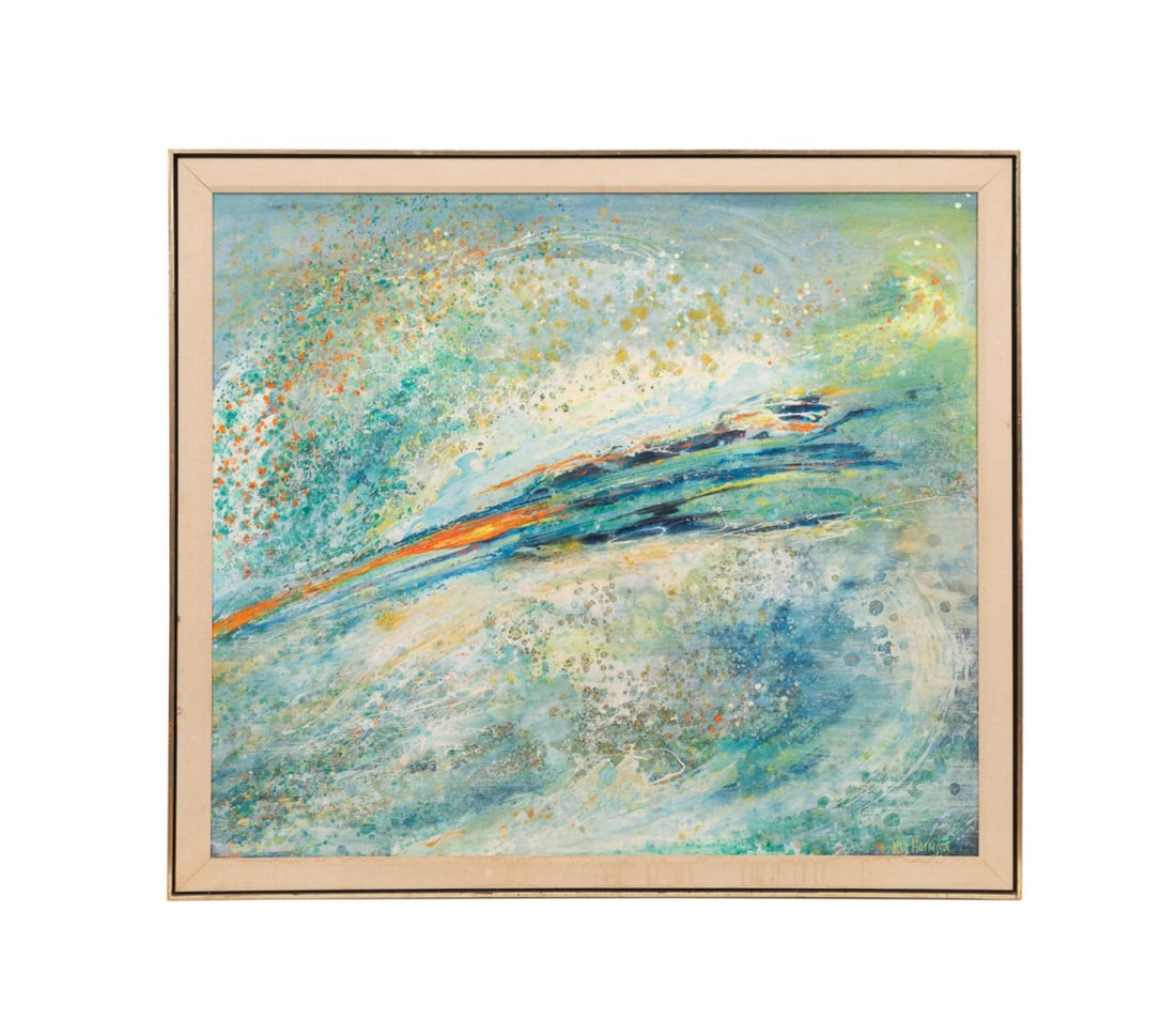 JULIA HARRISON, '...OBSERVED', LARGE ABSTRACT O/C (1 of 5)