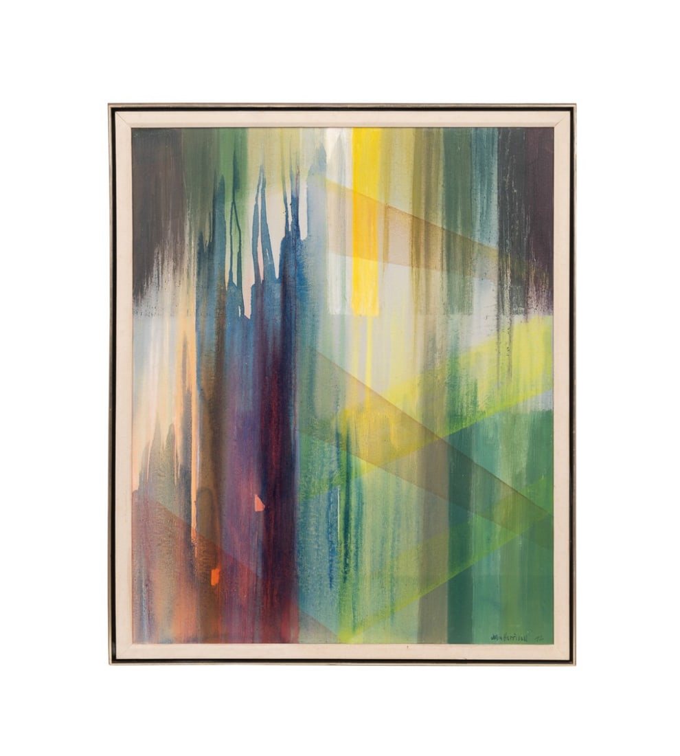 JULIA HARRISON, 'RHINE CASTLES', 1972, O/C (1 of 7)