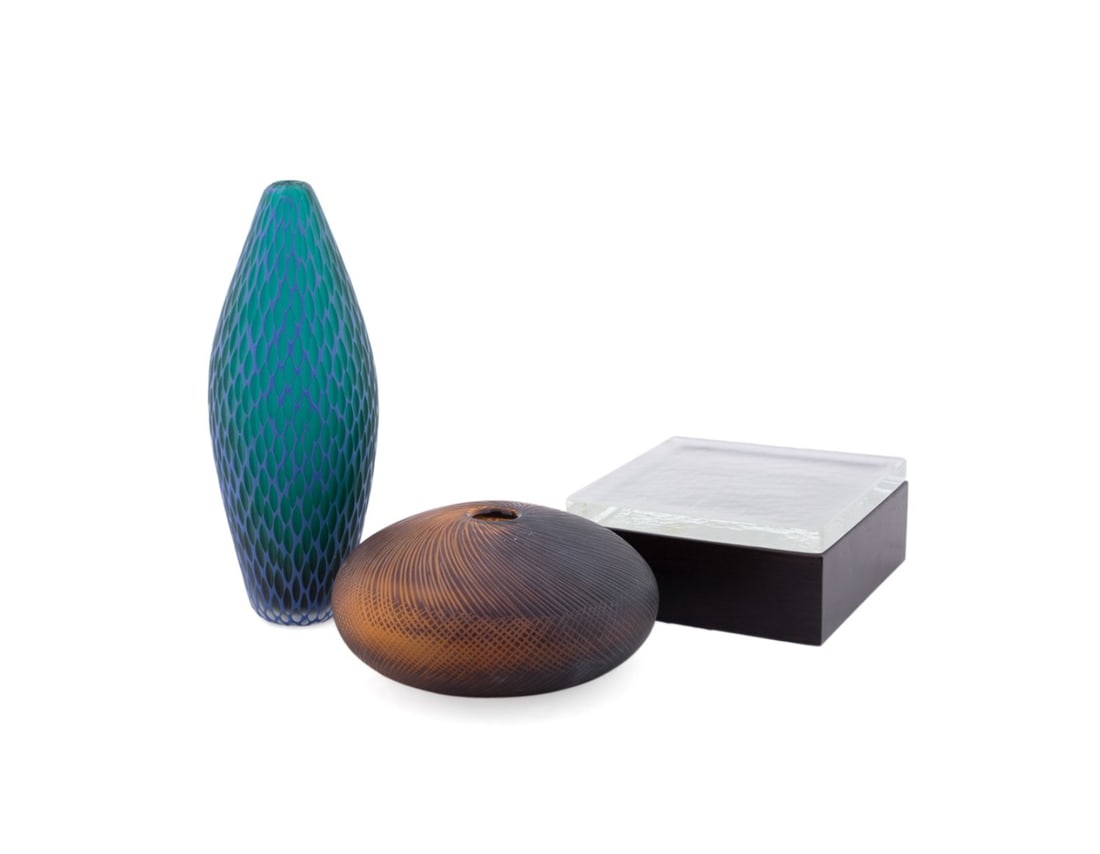 VENINI, 3 PIECES, INCL P. BALDWIN & M.GUGGISBERG (1 of 13)