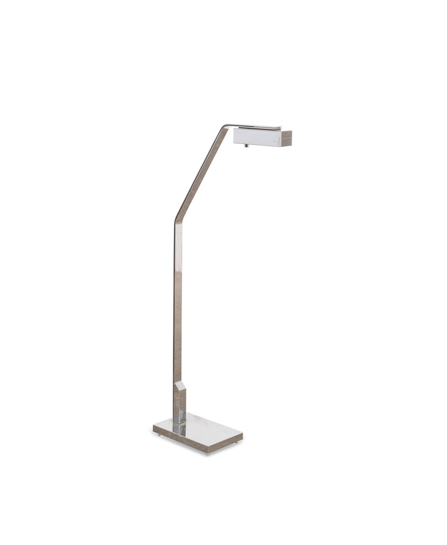 CASELLA LIGHTING MODERN SWIVEL CHROME FLOOR LAMP (1 of 7)