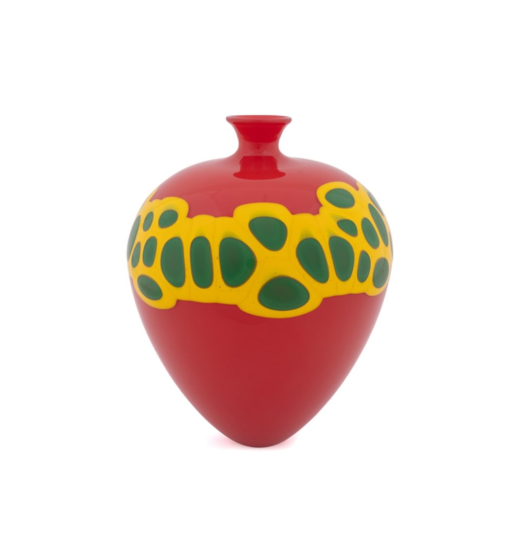 PAUL CUNNINGHAM, STUDIO GLASS VASE, 2007 (1 of 7)