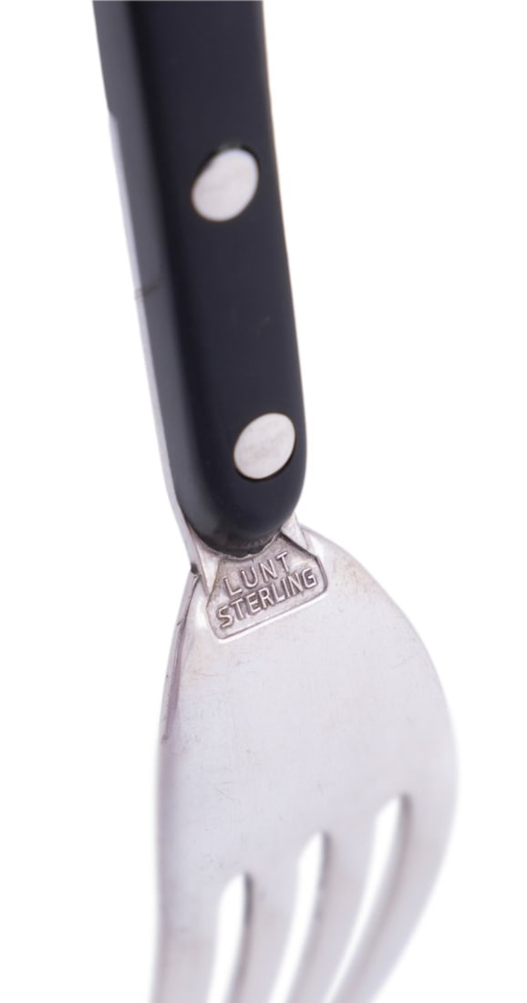 LUNT, 'CONTRAST' SILVER FLATWARE FOR 8 - 12