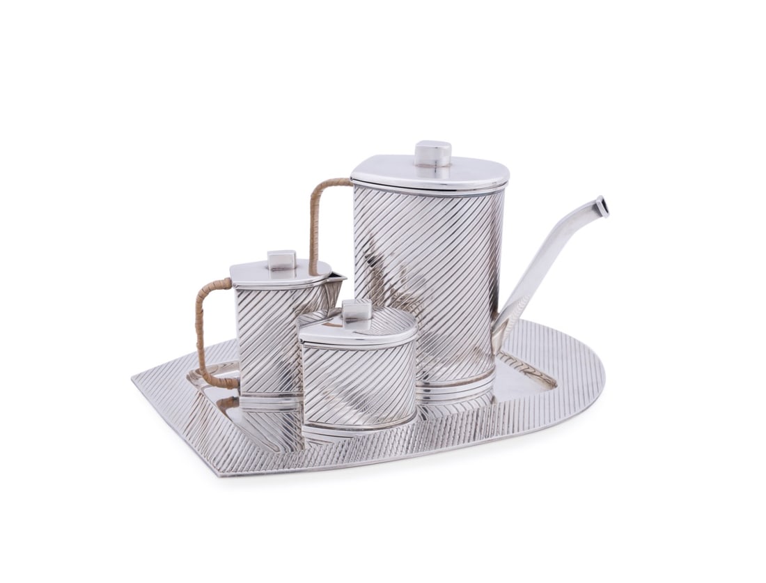 FRATELLI CACCHIONE 4-PIECE SILVER COFFEE SERVICE (1 of 11)