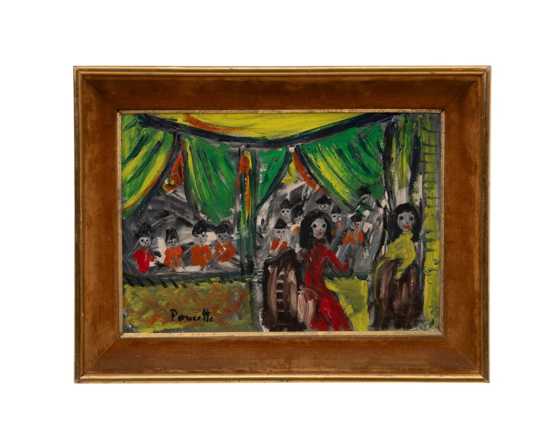 POUCETTE, 'MUSICIANS', 20TH C., O/B (1 of 6)