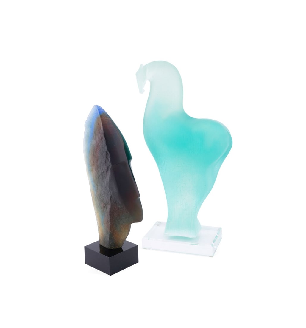 DAUM, TWO MODERN LIMITED EDITION FIGURES (1 of 9)