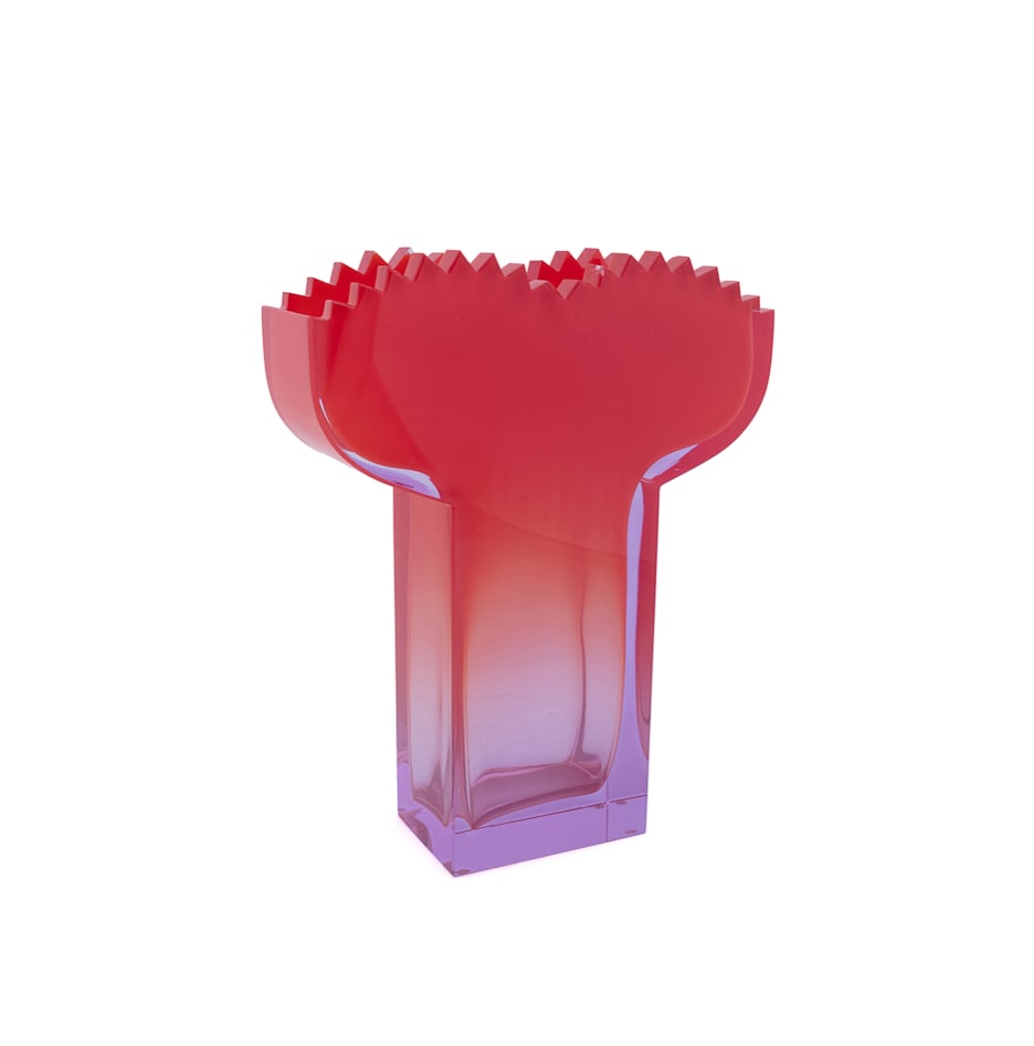 JIRI SUHAJEK FOR MOSER, ELEMENT 'FIRE' VASE, 1/20 (1 of 7)