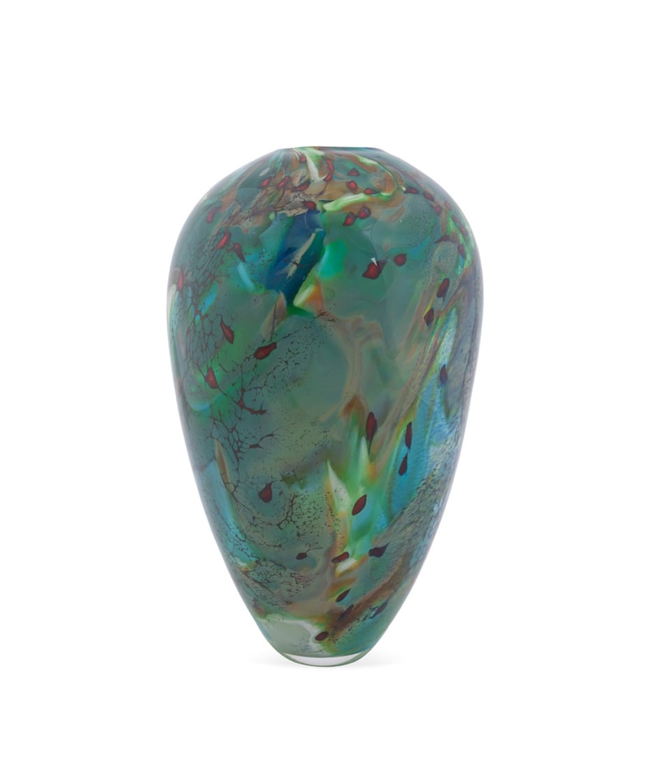 PETER LAYTON, LARGE 'TAHITI' STUDIO GLASS VASE (1 of 6)