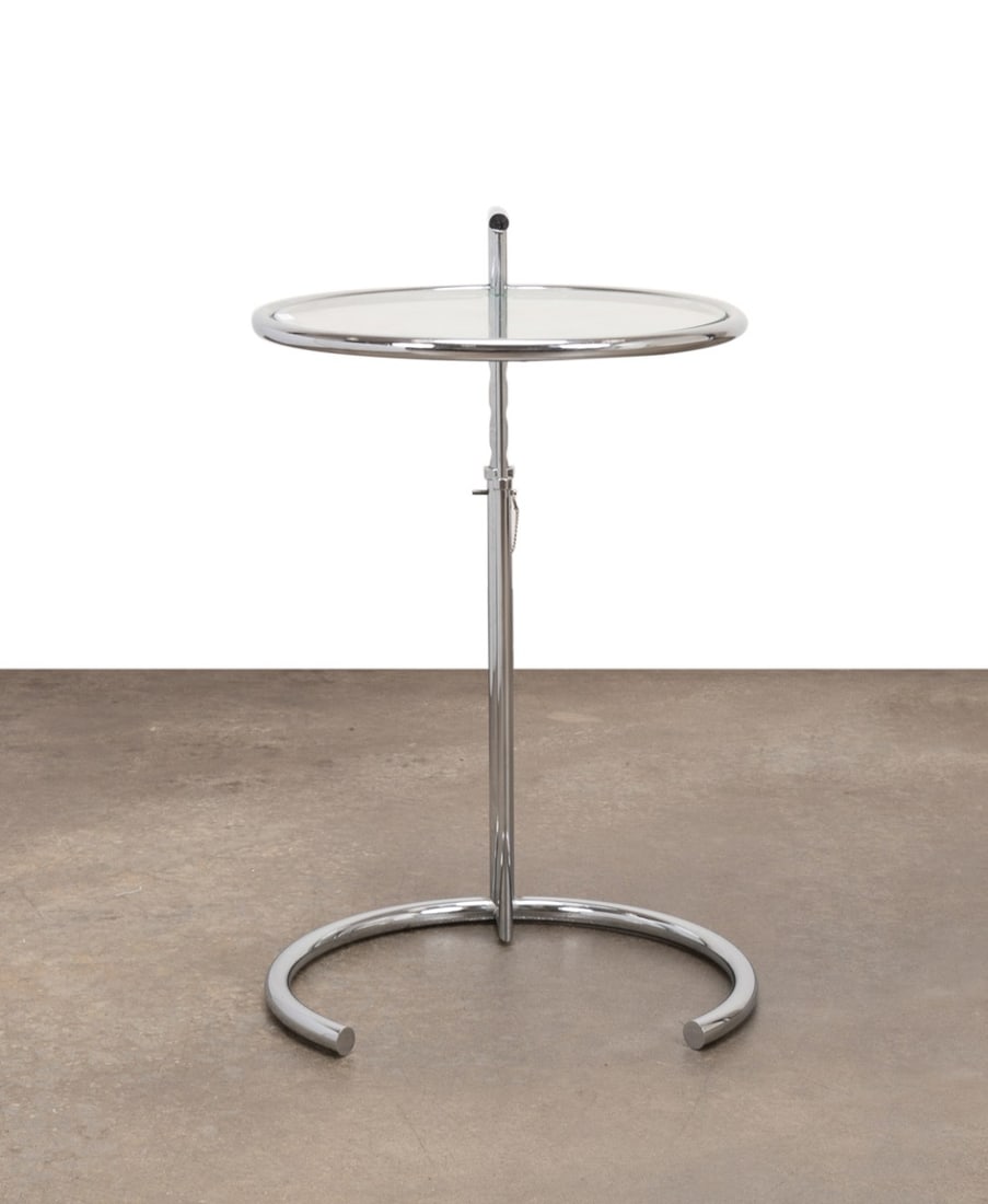 EILEEN GRAY STYLE E1027 ADJUSTABLE SIDE TABLE - 2