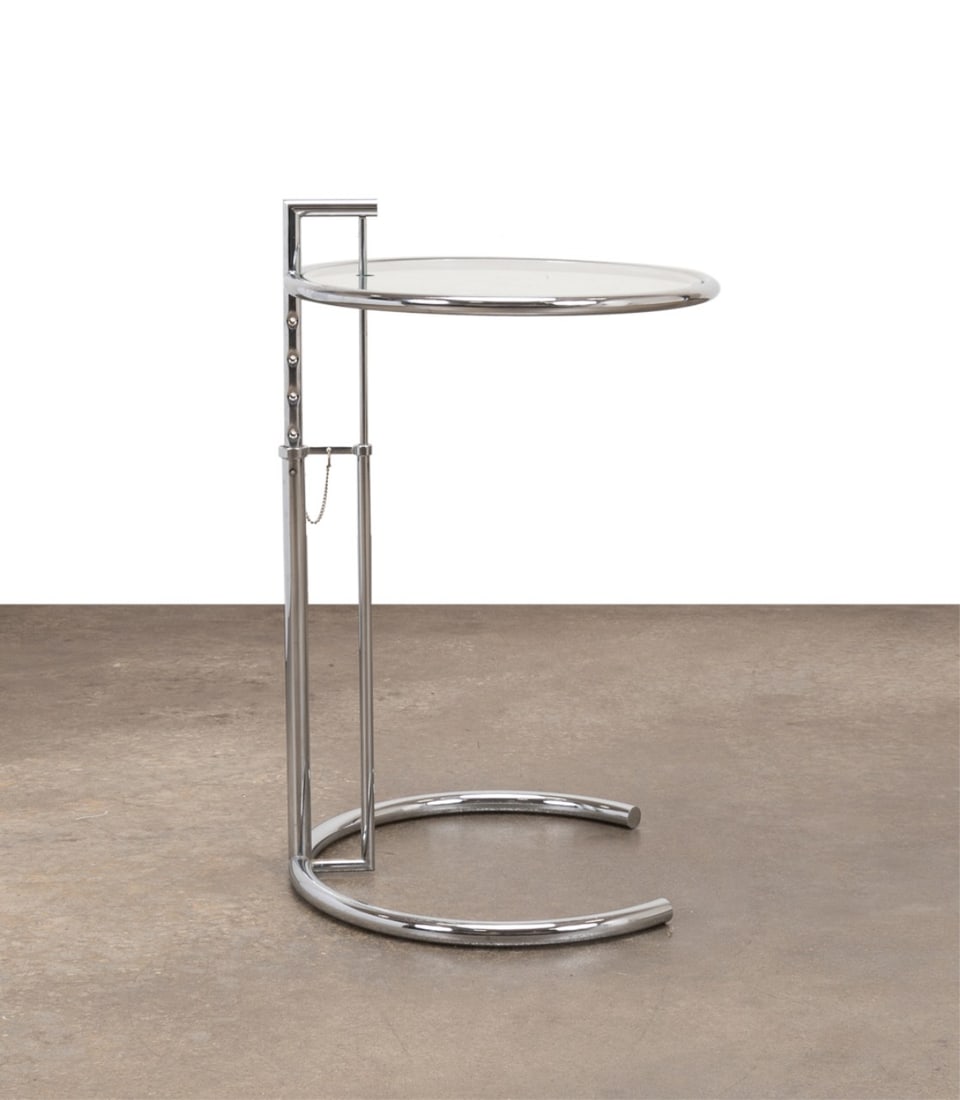 EILEEN GRAY STYLE E1027 ADJUSTABLE SIDE TABLE - 3