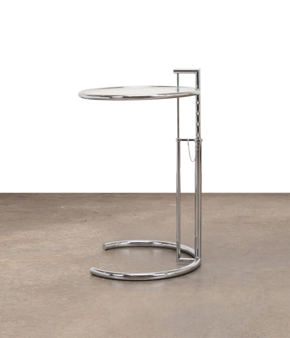 EILEEN GRAY STYLE E1027 ADJUSTABLE SIDE TABLE - 5