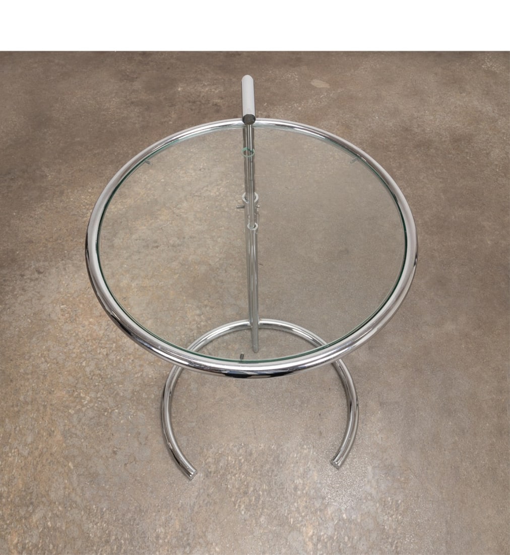 EILEEN GRAY STYLE E1027 ADJUSTABLE SIDE TABLE - 6