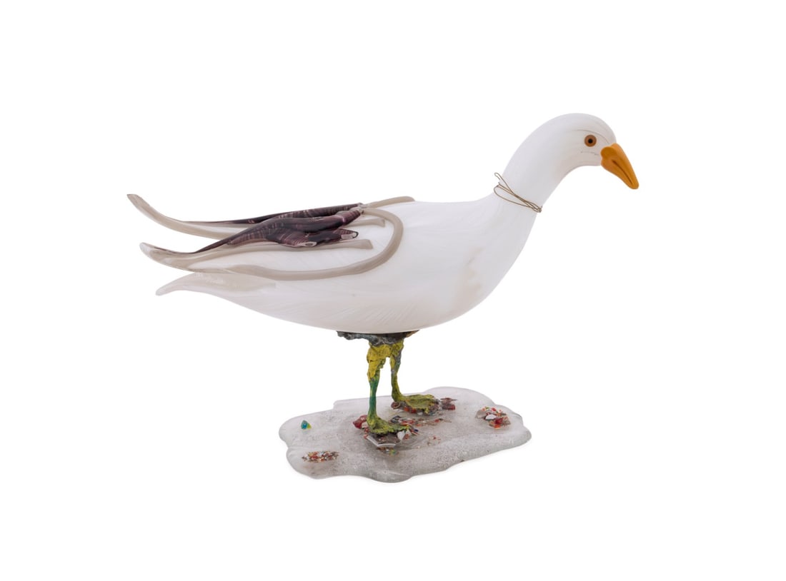 TONI ZUCCHERI FOR VENINI MURANO SEAGULL SCULPTURE (1 of 10)