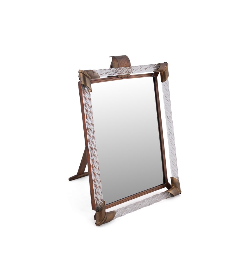 VENINI TABLETOP MIRROR OR PHOTOGRAPH FRAME (1 of 5)