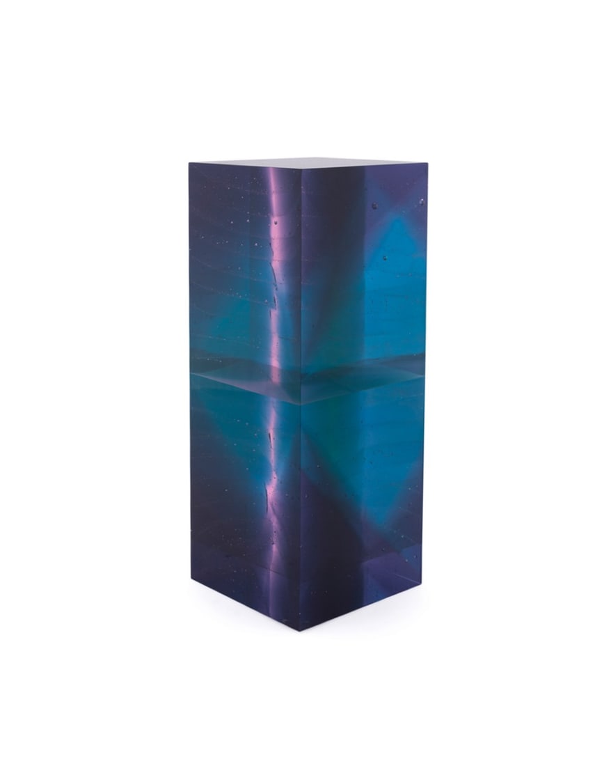 SABRINA CANT, 'COSMIC CUBOID' GLASS SCULPTURE (1 of 9)