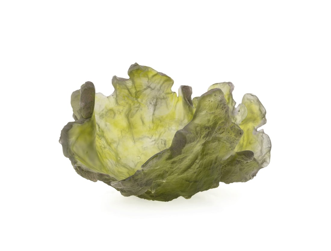AMANDA BRISBANE, STUDIO SAND CAST GLASS VESSEL (1 of 8)