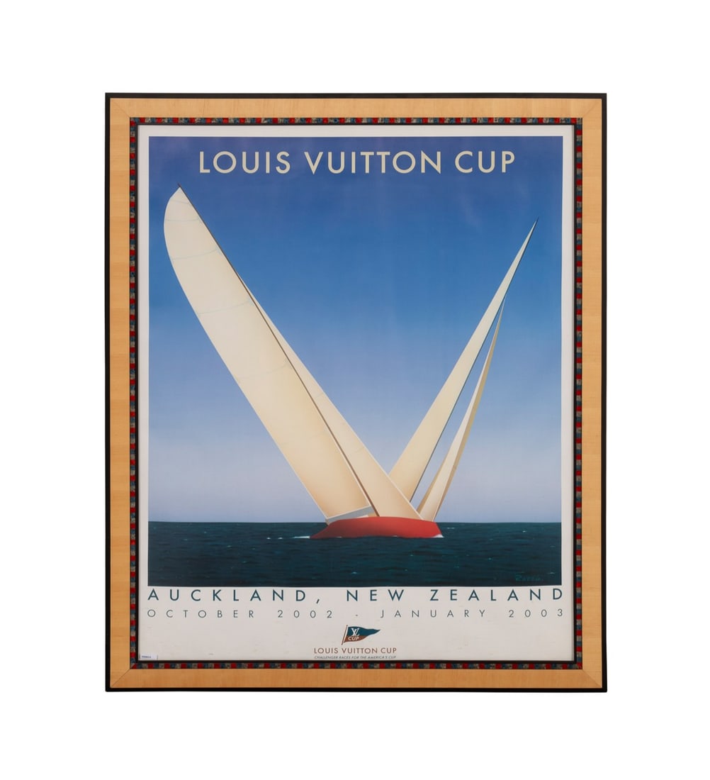 LOUIS VUITTON CUP ADVERTISING POSTER, 2002 (1 of 5)