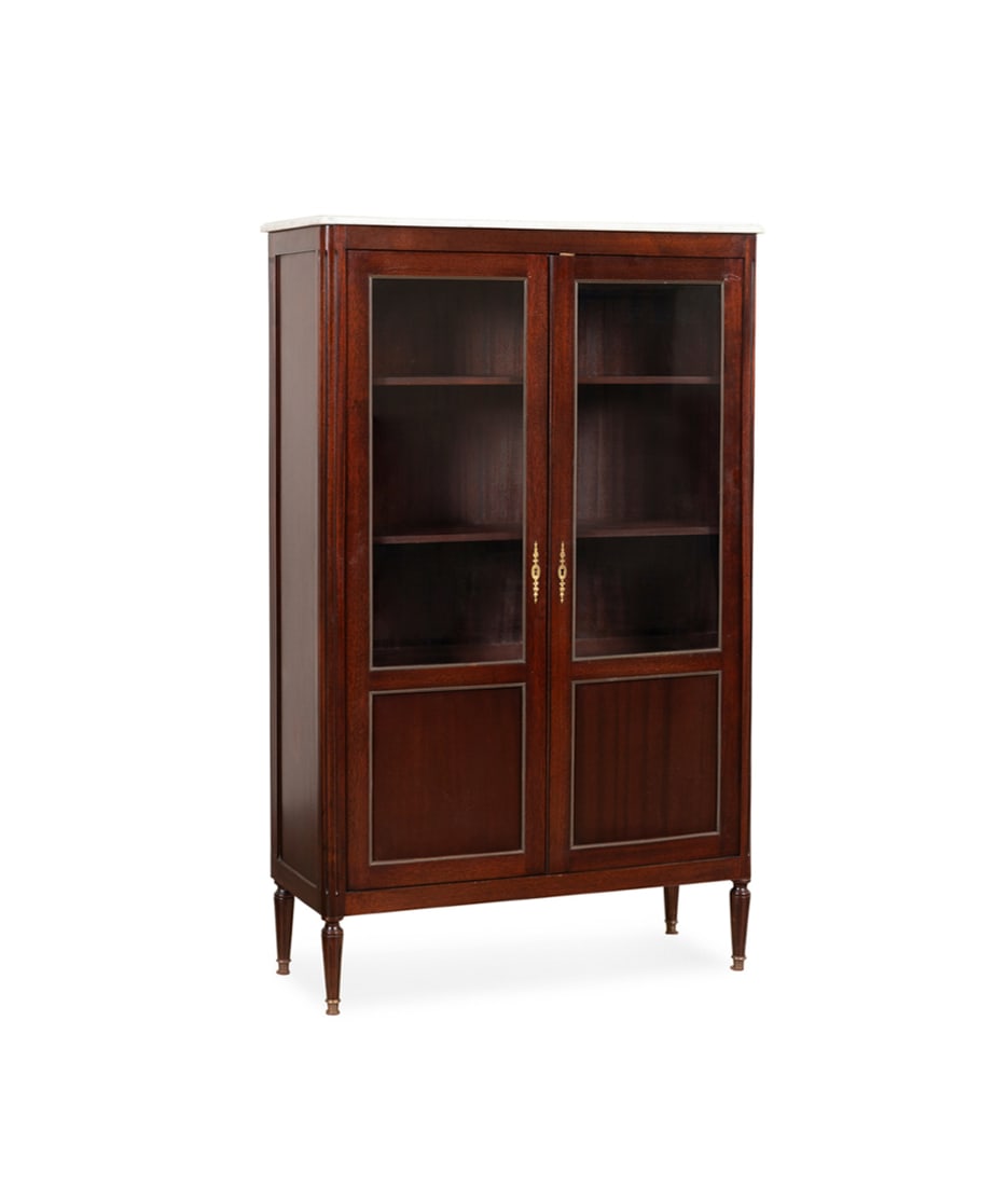 Louis XVI Bookcase Cabinet, 20th C., French (1 of 6)