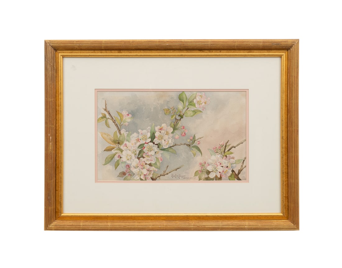 Paul De Longpre "Gentle Waking", WC (1 of 5)