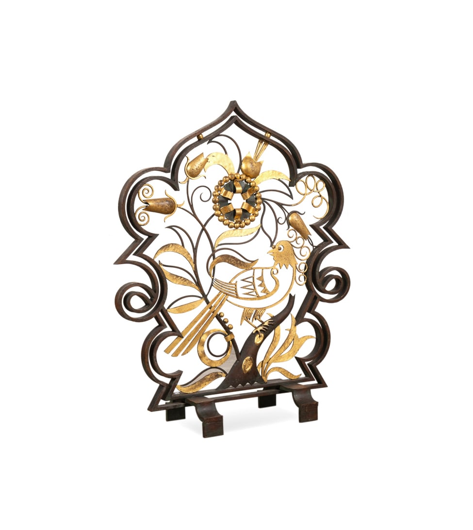 Raymond Subes (mnr.) Art Deco Iron Fire Screen (1 of 5)