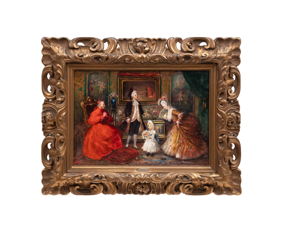 Salvador Sanchez Barbudo, "Cardinal Visit" (1 of 7)